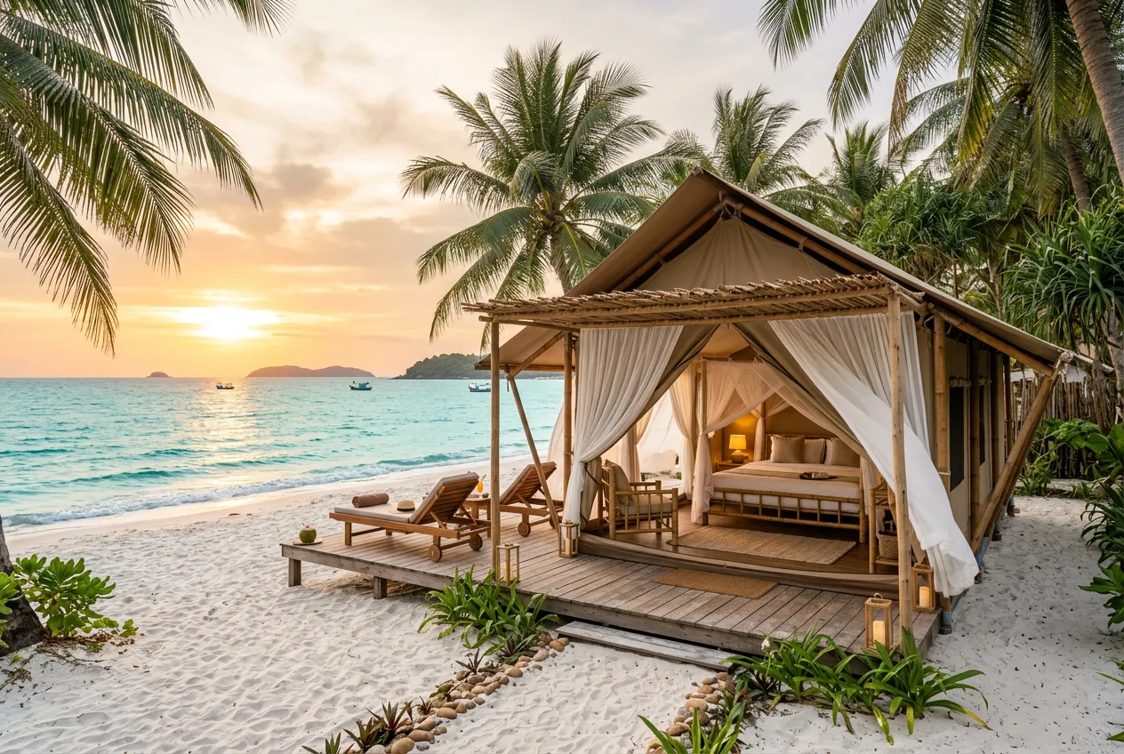 Lều camping Eco Beach Cần Giờ